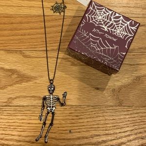 Betsey Johnson skeleton Halloween necklace